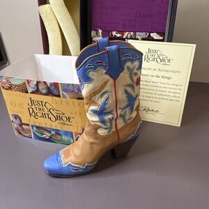 Just The Right Shoe by Raine "Home On The Range" with Box & Paperwork